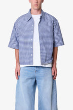 Camisa Para Usar Por Encima de Popelín - Azul