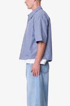 Camisa Para Usar Por Encima de Popelín - Azul