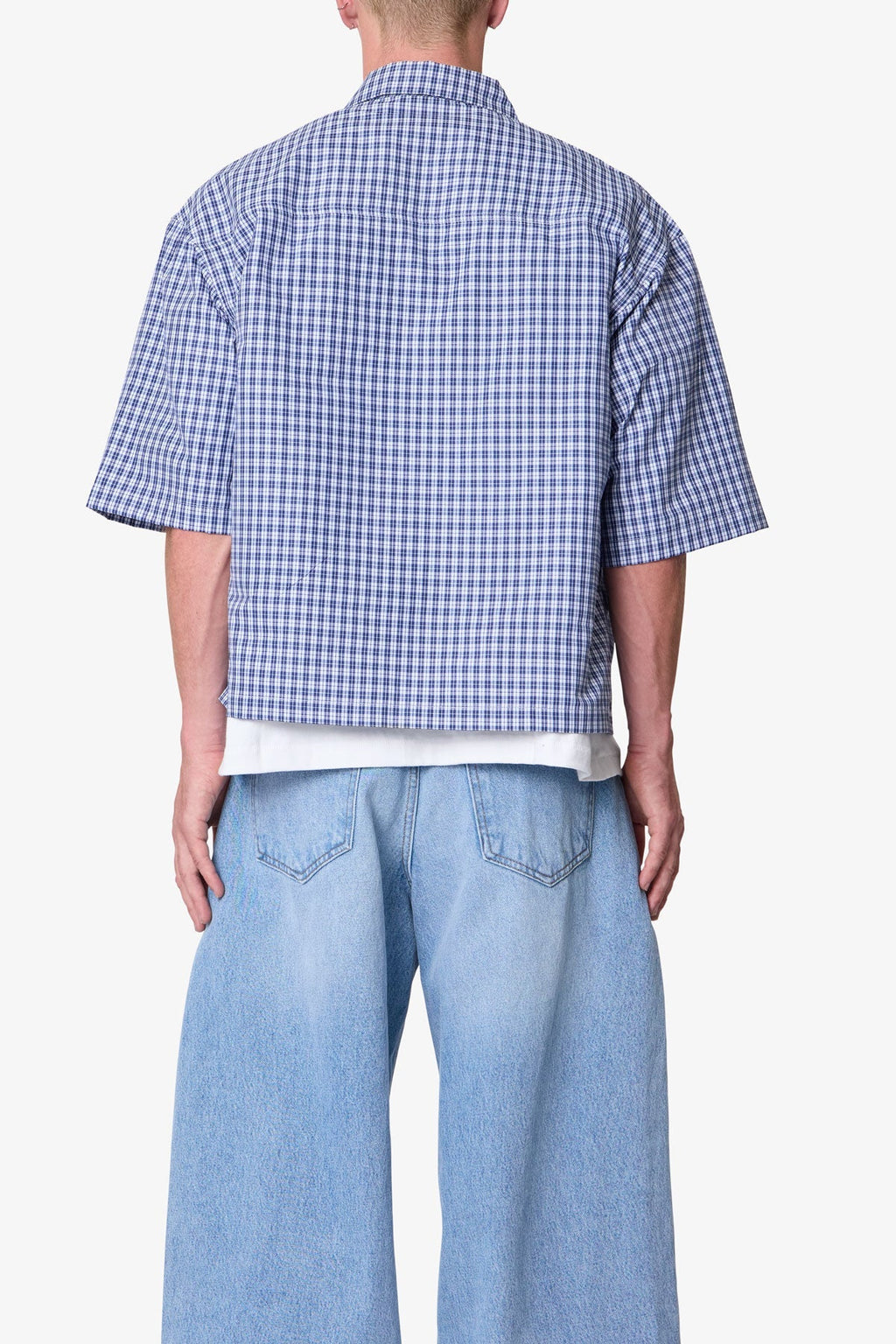 Camisa Para Usar Por Encima de Popelín - Azul