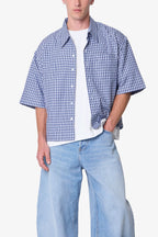 Camisa Para Usar Por Encima de Popelín - Azul