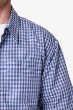 Camisa Para Usar Por Encima de Popelín - Azul