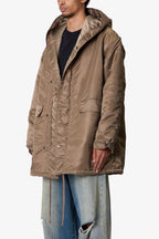 Megaparka Jacket con Capucha - Color Canela