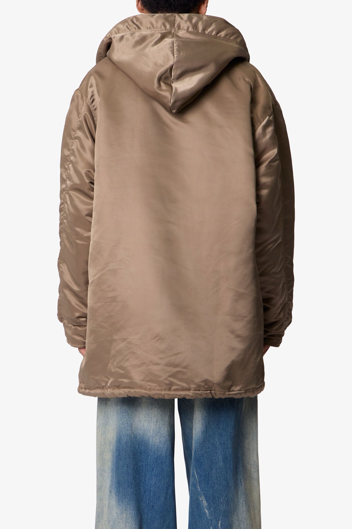 Megaparka Jacket con Capucha - Color Canela