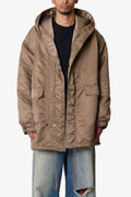 Megaparka Jacket con Capucha - Color Canela
