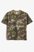 Playera Estampada Camo de - Estilo Militar