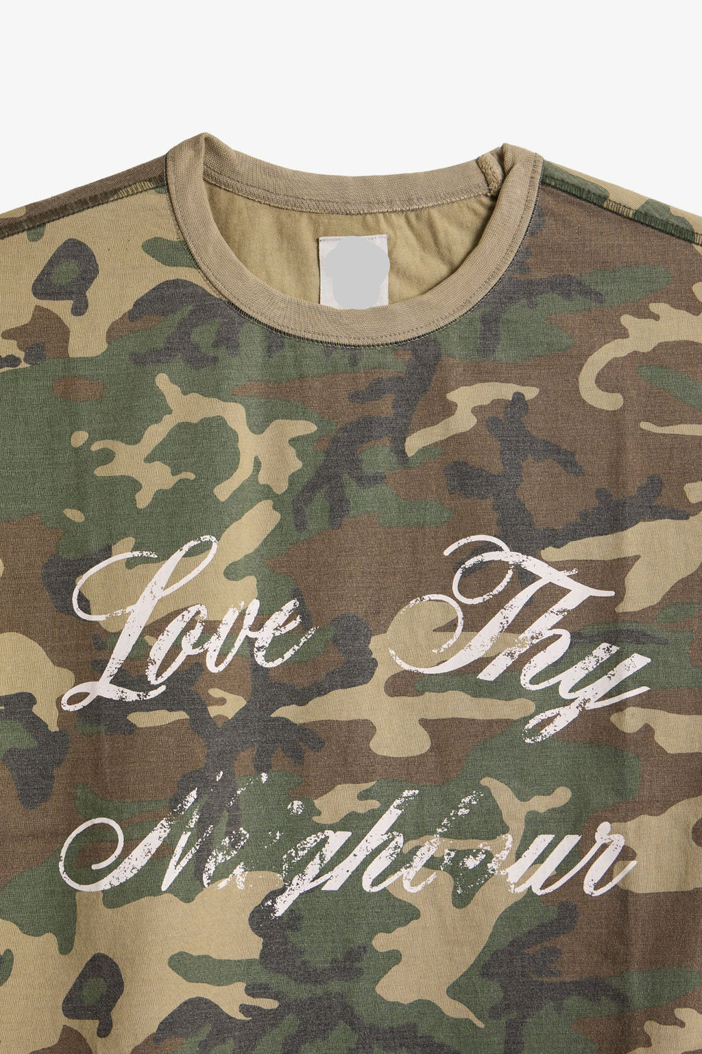 Playera Estampada Camo de - Estilo Militar