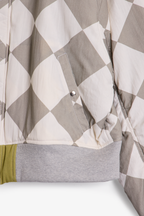 Chaqueta Bomber con Efecto Sobrelavado Reversible - Verde Oliva
