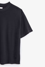 Camiseta térmica de manga corta - Negra lavada