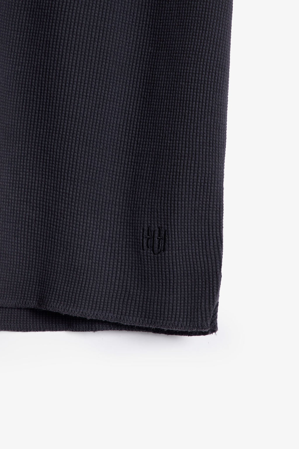 Camiseta térmica de manga corta - Negra lavada