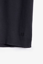 Camiseta térmica de manga corta - Negra lavada